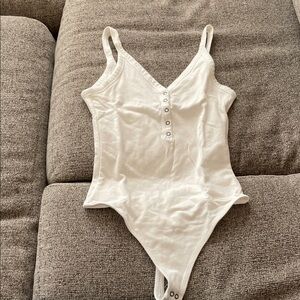 Abercrombie & Fitch White Bodysuit